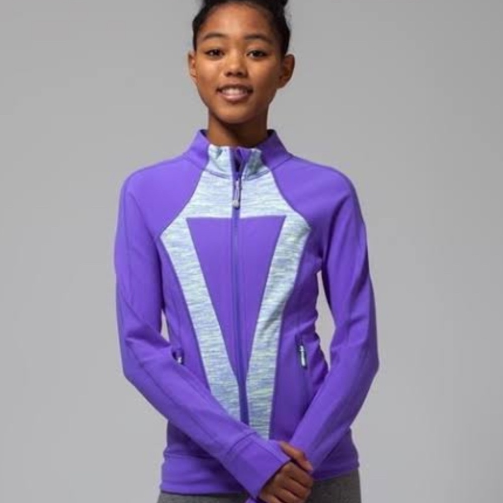 Ivivva girls zip up jacket/sweatshirt